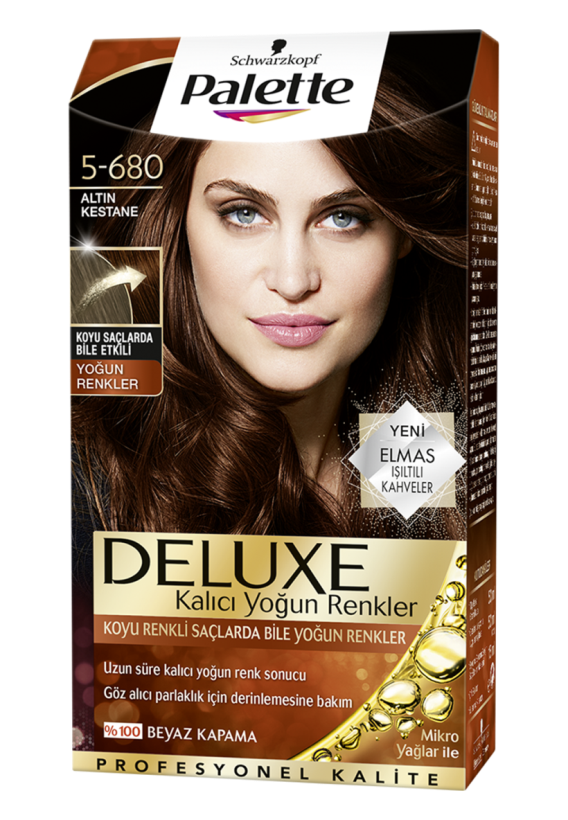 palette delux 5,680 altın kestane